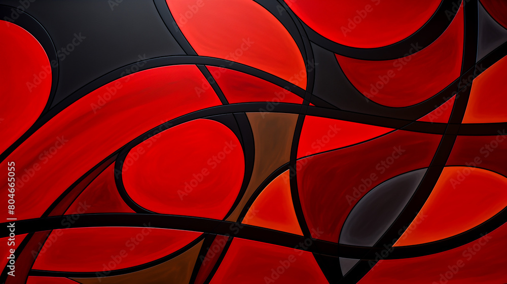 Poster abstract black and red background. backdrop with copy space.