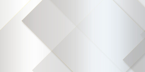 Fototapeta premium Abstract gray background with diamond and modern triangle shape design .abstract seamless modern white and gray color technology concept geometric vector background.