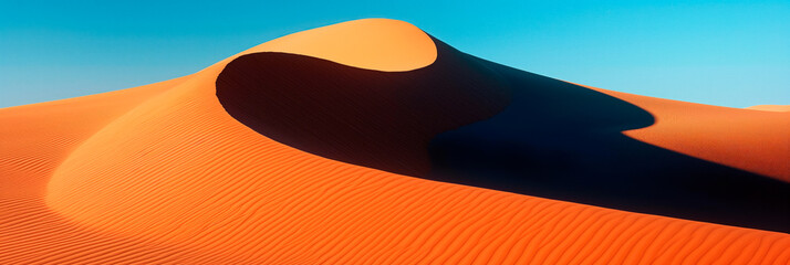 sunset in the desert