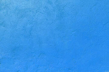 Texture of an old blue plastered wall. Abstract construction background.