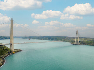 Obraz premium Yavuz Sultan Selim Bridge Istanbul Turkey
