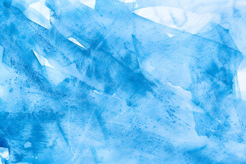 Obraz premium Abstract blue watercolor background texture