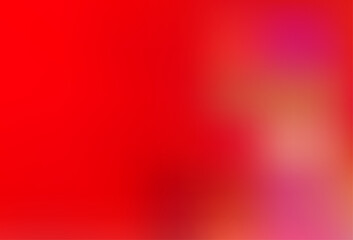 Light Red vector blurred shine abstract template.