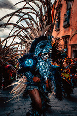 Naklejka premium Desfile, San Miguel de Allende.
