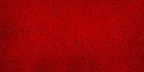 Red suede web size background. Suede macro photo thin focal part.