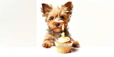 A dog's birthday is one year old