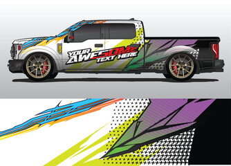 Vibrant and stand out Vector Backgrounds for Vehicle Wraps: Stand Out on the Road