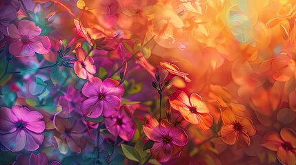 Brighten up your day with a vibrant floral display featuring an abstract arrangement of phlox flowers perfect for celebrating Mother s Day Women s Day Valentine s Day or a special birthday 