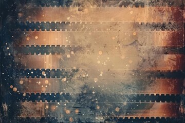 vintage film frame with grunge texture aged dust particle overlay abstract motion background digital illustration