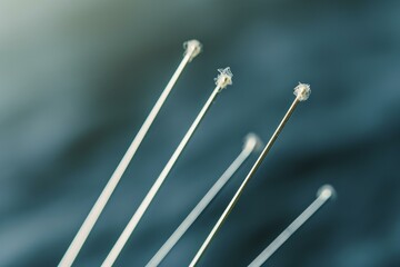 Holistic Acupuncture treatment. Medicine care body. Generate Ai