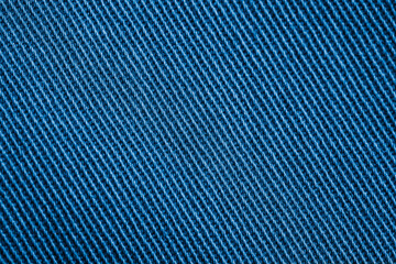 Closeup of blue textured cloth background