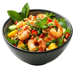 Spicy Green Mango Salad with Prawns and Peanuts