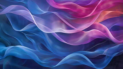 Obraz premium Harmonic Waves: A Symphony of Colors