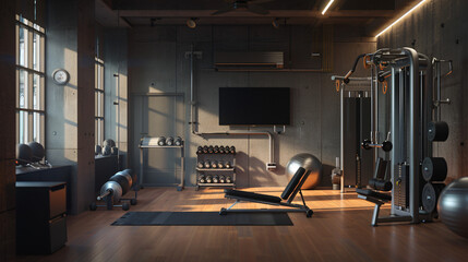 Elevate Your Fitness: Sleek Modern Studio