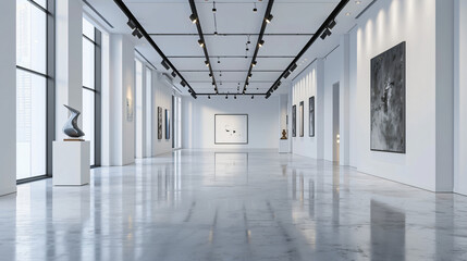 Elegant Private Gallery: Art Collector's Sanctuary