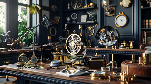 Timeless Craft: Inside a Sophisticated Watchmaker's Studio