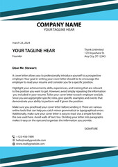 Modern business and corporate letterhead template