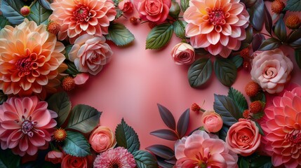 Bouquet of Red Roses on White Background