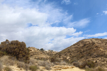 clouds over the mountains