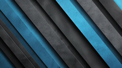 acute diagonal stripes of charcoal gray and cerulean, ideal for an elegant abstract background