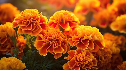 orange and flowers