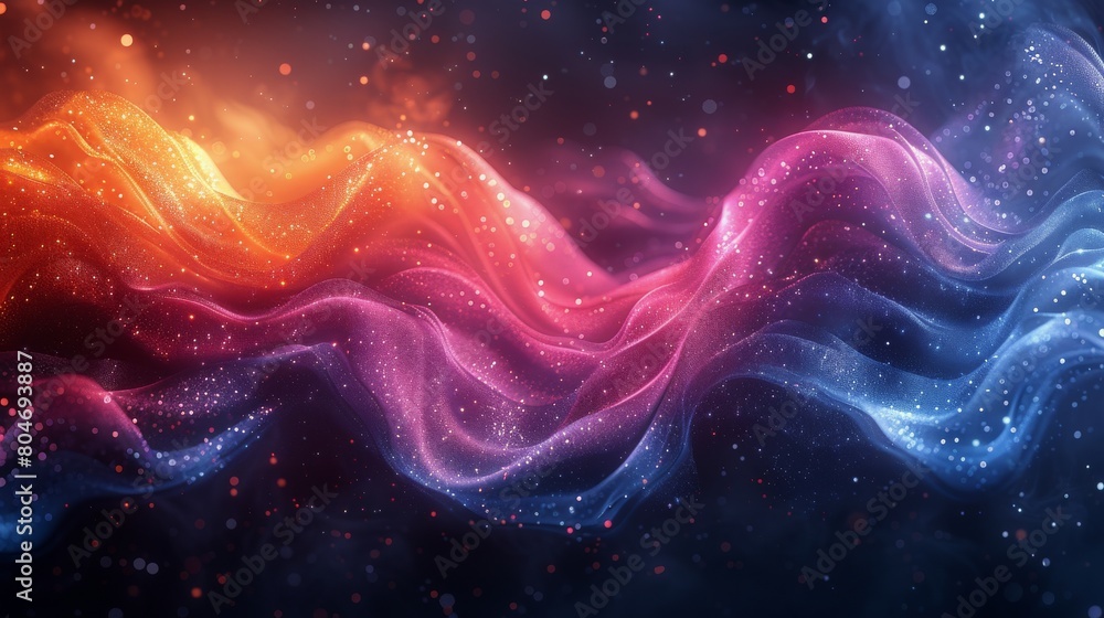 Poster computer generated image of a wave