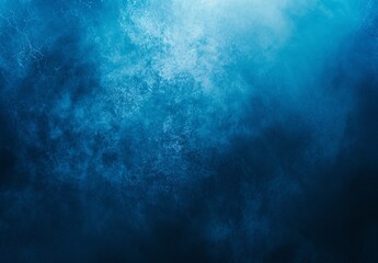 Obraz premium Abstract blue gradient background with blurred grainy texture