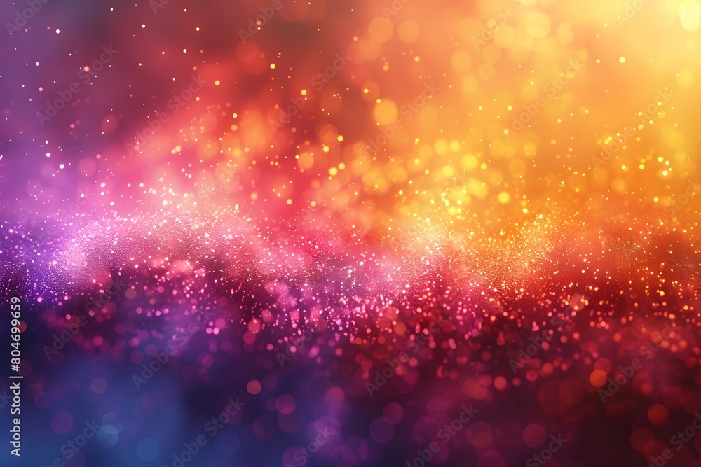 Fototapete Bright gradient background with colorful grains. It represents a mix of energy, movement, fun and liveliness with the grain of old computer graphics or noisy TV. It has a retro or futuristic feel.