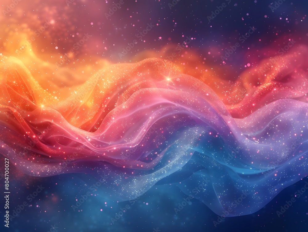Fototapete bright gradient background with colorful grains. it represents a mix of energy, movement, fun and li