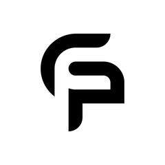 Creative letter GP monogram logo
