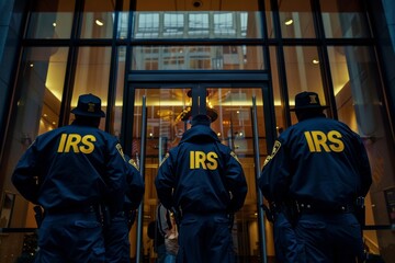 IRS tax agents raiding office building