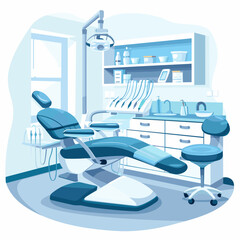 vector dentist office. Generative AI