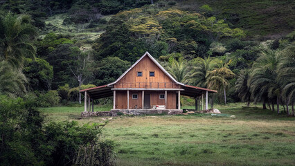 Obraz premium A casa na fazenda