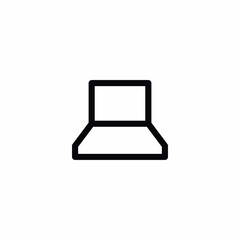 laptop pc computer device icon