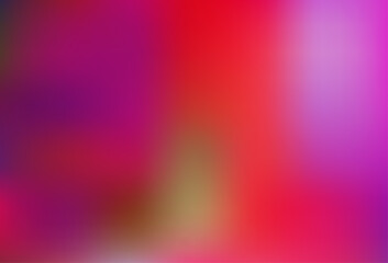 Dark Pink, Yellow vector blurred and colored background.