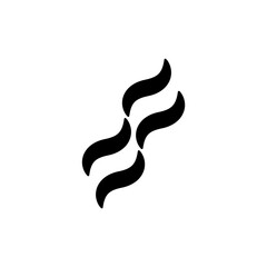 smoke concept line icon. Simple element illustration. smoke concept outline symbol design.