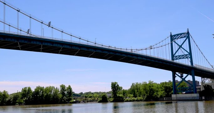 Anthony Wayne bridge in Toledo, Ohio, USA