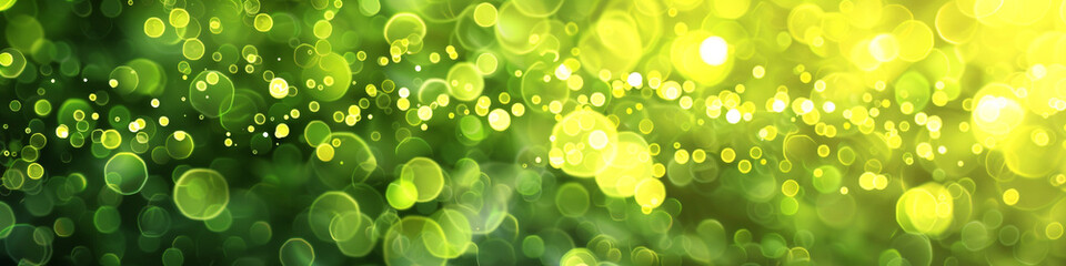 Bright Lime Green Twinkling Lights, Fresh and Zesty Background for Spring and Eco-Friendly Projects