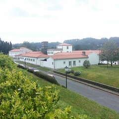 Panorámica del Pazo de Mariñan en Bergondo, Galicia