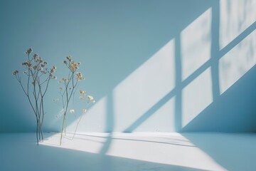 Obraz premium Vase With Fresh Flowers on Table