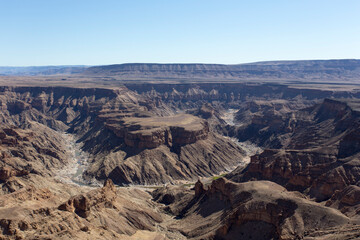 The landscape of fishriver canyon