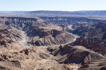 Fototapeta na wymiar The landscape of fishriver canyon