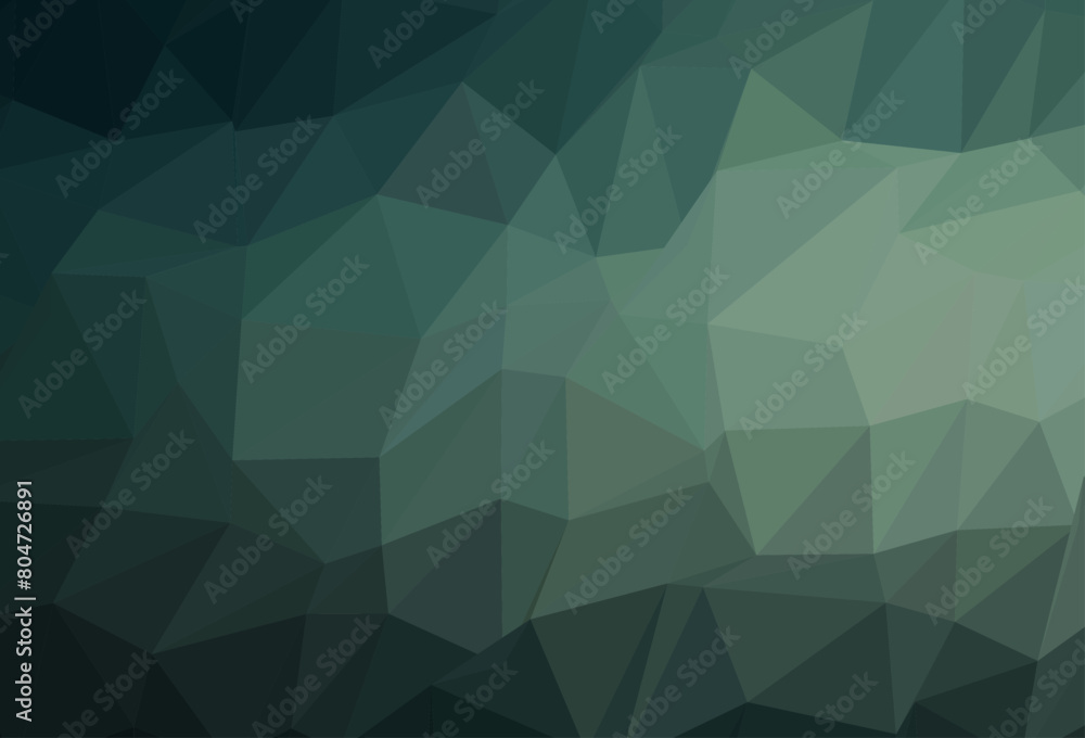 Aufkleber light green vector shining triangular template.