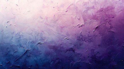 Gradient background of purple, white and blue wall texture paint.