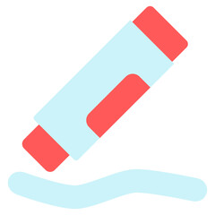 Glue Stick multi color icon, related to kindergarten theme, use for UI or UX kit, web and app development.