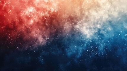space red white blue grainy color gradient background