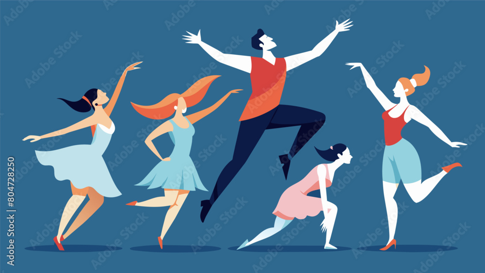 Aufkleber the dancers switch from fluid graceful motions to sudden sharp movements causing the audience to fee