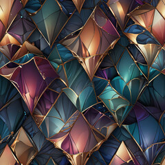 abstract background with triangles seamless pattern