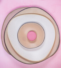 colorful pink ceramic