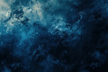 Rich Blue dark gold background. Silver bokeh. Generate Ai